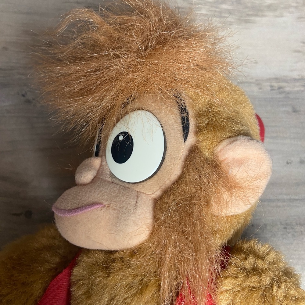 Vintage 1990s Mattel Disney Aladdin Abu Monkey 10"‎ Plush Stuffed Animal Toy - Picture 2 of 12
